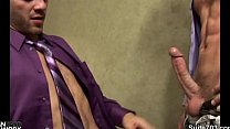 Lusty gays banging in the office